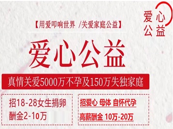 卓资捐卵助孕生子 爱心志愿者招募